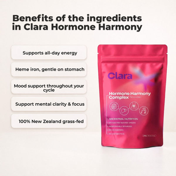 Clara Hormone Harmony - Beef Liver & Organ Capsules